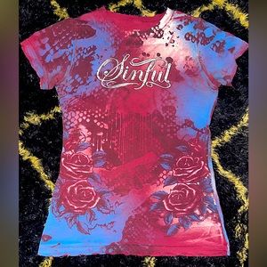 Women’s Rhinestone Sinful Shirt